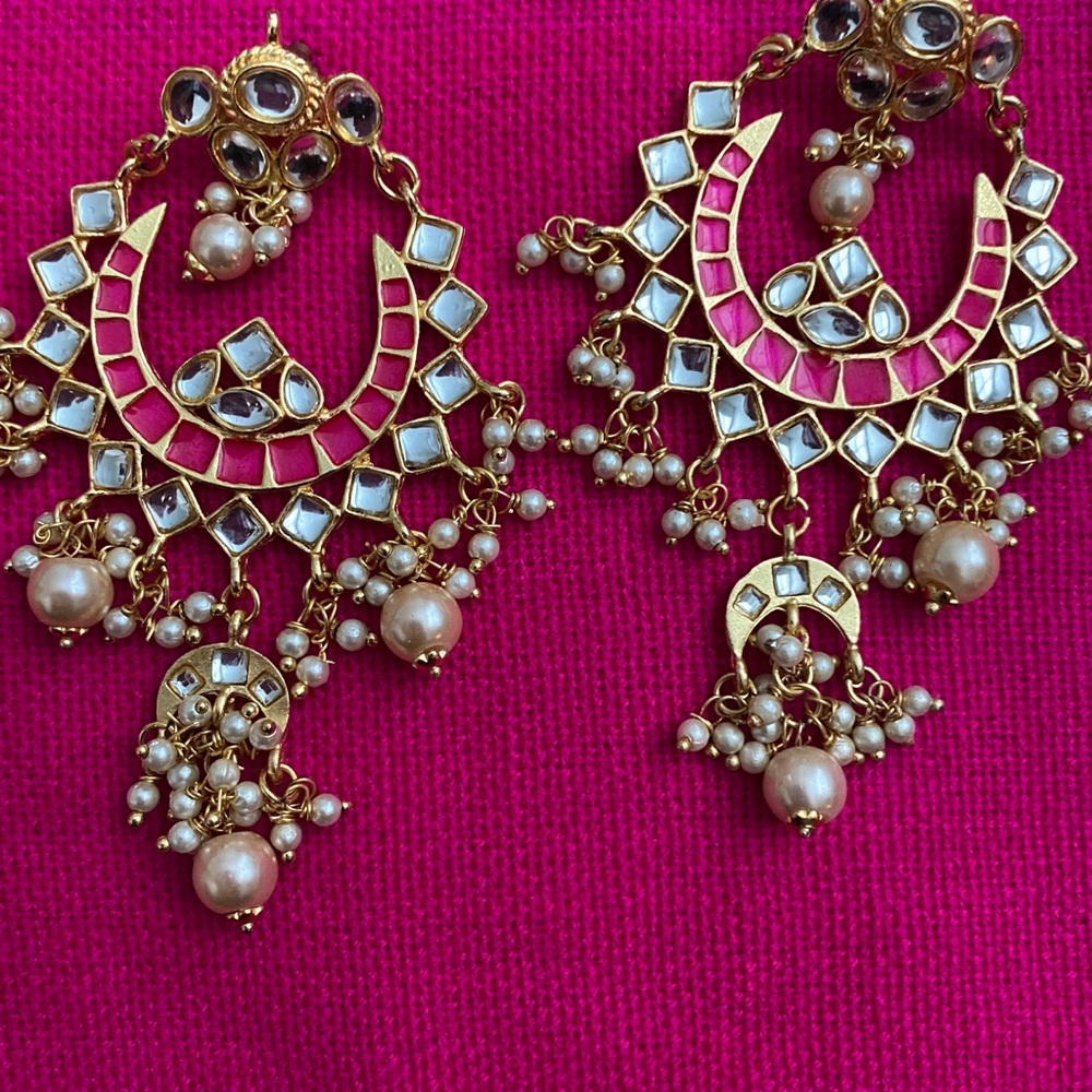 Exotic  Indian Jaipur bohemian earrings